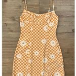 Urban Outfitters UO Lumi Daisy Check Print Mini Dress Photo 4