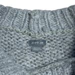 Aerie  Gray Knit Mohair Wool Blend Sweater Womens M Photo 3