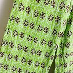 ZARA  Full Length Printed Wide Leg Trousers Green size S Photo 7