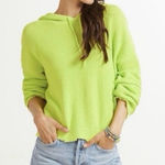 525 America  knit Hoodie raw hem yellow  Photo 1