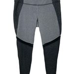 Calia by Carrie CALIA Carrie Underwood Essential Mesh Colorblock Leggings Size MEDIUM Gray Black Photo 0