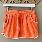 Urban Outfitters BDG by  Terry Cloth Mini Skirt Orange Sz Small Photo 0
