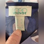 LOGO By Lori Goldstein LOGO Lounge XS Camouflage sheer mesh Long Sleeve hooded Women's Top Semi fitted Photo 5