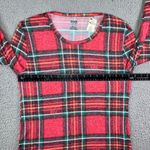 PINK Victoria's Secret Plaid Pajama Set Women Large Top and Pants Christmas Red Photo 6