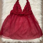 Victoria's Secret  Red Lace Babydoll Lingerie Medium Photo 2