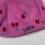 J.Crew Womens Heart and Cherries No Show Ankle Socks New with tag Red Photo 7