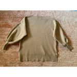 Tahari  T Balloon Sleeve Knit Sweater Camel Brown Dolman Pullover XS/S Photo 5