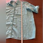 Bonworth  Blue Button-Down Shirt Women’s Lightweight Blouse Size LP (12-14) Photo 8