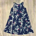 Tori Richard  Honolulu USA Mini Shift Dress Pullover Navy Floral Stretch Size XXS Photo 5