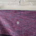 Lululemon  Wunder Under Crop II (Roll Down) Space Dye Naval Blue Magenta Photo 4