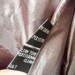 Dark Brown Lambskin Leather Belted Moto Jacket Size L Photo 7