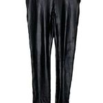 Spanx Faux Leather Leggings Women’s Size Small Black Power Waistband Style 2437 Photo 6
