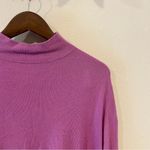 Lou & grey Purple Mock Neck Tunic Sweater Photo 2