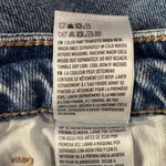 American Eagle SZ 4 LONG Mom Jeans Distressed / Rips Mid-Rise Zip-Fly Whiskered Photo 11