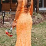 Orange Prom Dress Size 0 Photo 4