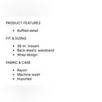 Sonoma  womens Wrap Ruffle Maxi/Midi Hi-Low floral Skirt 4X NWT Photo 1