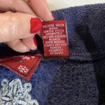 Holiday Lodge Northcrest Cozy Fleece Cardigan Shacket Snowmen Cabincore Medium Blue Photo 5