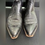 Tony Lama  Black Leather Cowboy Boots Style 1016 Sz 6.5 Note All Photos Photo 1