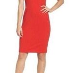 Eliza J Red Off-Shoulder Sheath Cocktail Dress size 6 Photo 0