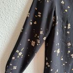 Hilary Radley Black Cream Fitted Button Down Shirt Size S Photo 3