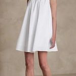 Banana Republic  White High-Neck Mini Dress Photo 0
