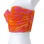 ZARA  Floral Tulle‎ Corset Crop Top size S Photo 3