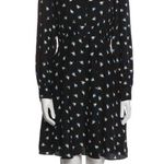 Rebecca Taylor Ghost Flower Floral 100% Silk Mini Dress Size 4 Photo 2