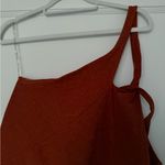 Beyond Yoga Your Mind One-Shoulder Space Dye Minidress in Warm Clay Heather XL Photo 2