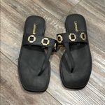 Larroude Milan Grommet Sandals Black 10/11 Photo 0