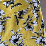 Banana Republic BNWT  yellow floral printed pants - 6 L Photo 2