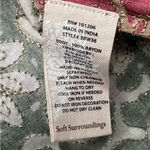 Soft Surroundings Long Cardigan Kimono Paisley Floral Embroidered Sequins Saree Photo 8