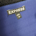 EXPRESS Blue & Black Lace Trim Camisole Size Small Photo 7