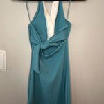 Urban Outfitters Dalton Collared Blue Halter Dress Ribbed, NWT Photo 5