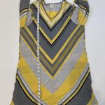 Chico's Chico’s Zenergy Tunic/ Shift Dress Chevron Striped Stretchy EUC Sz XL Yellow Photo 9