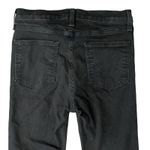 Veronica Beard Black Raven High Rise Button Fly Skinny Jeans Size 26 Denim Photo 4