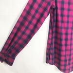 st. john's bay Long Sleeve Button Down Plaid Women's Shirt Siz Photo 7