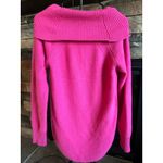Anthropologie Moth Bright Pink Tunic Brenta‎ Cowl Neck Sweater Women's Size M Size M Photo 2