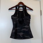 Athleta  Black and Gray Camouflage Tank Top Photo 1