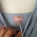 Show Me Your Mumu  Eden Midi Dress‎ Steel Blue Stretch Women’s SIZE SMALL Photo 6