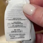 Madewell  Queens Womens Size Medium Cream Long‎ Sleeve Crewneck Popover Shirt Top Photo 3