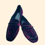 Donald Pliner Maroon Velvet Loafer Dressy Shoes Excellent Stylish size 11 M Purple Photo 5