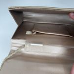 Sasha Flaws Champagne Satin Crossbody Beaded Bag Purse Formal Photo 10