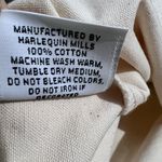 1992 Harlequin Mills 100% Cotton Tote Bag Floral With Birds Joyce Photo 9