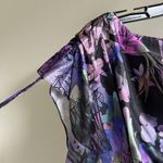 Diesel NWOT  Women Floral Midi Dress Oversized Size M Pocket Photo 3