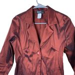 Vintage Dawn Joy Fashions metallic maroon blazer‎ Size 4 Photo 1