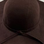 Jessica McClintock  Brown Wool Blend Wide Brim Hat Photo 2