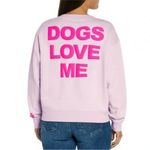 Wildfox New  Dogs Love Me Sweatshirt WF005839 Orchid Patal Purple Pink Sz xxl Photo 10