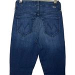 MOTHER The Looker High Waisted Ankle Fray Jeans Women’s 24 Blue Tongue And Chic Photo 4