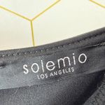 Solemio  Black Strapless Bodycon Mini Dress – Bustier Fit - Size - Small Photo 5