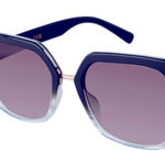 Tahari BLACK CAT EYE METAL BRIDGE GEOMETRIC SUNGLASSES Photo 0